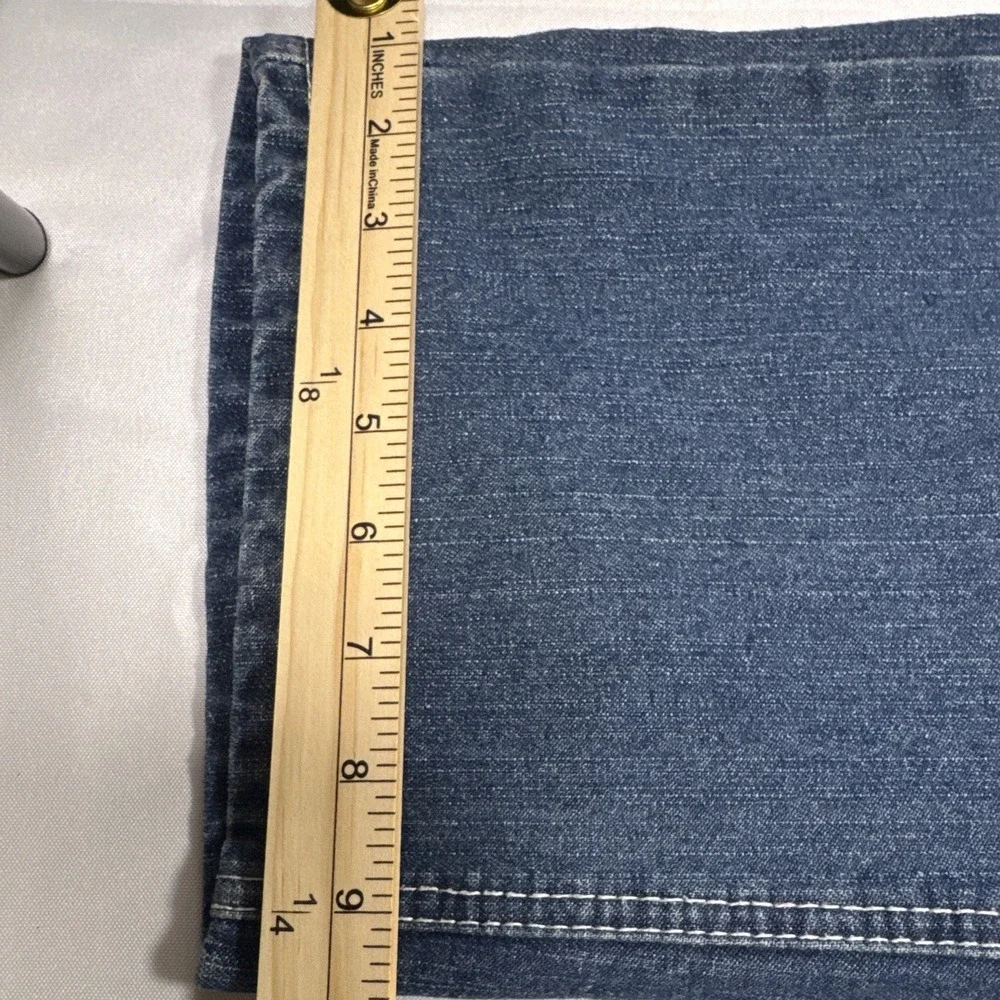 Blue Tab Men's Blue Medium Wash Denim Jeans Straight Regular Fit 5-Pocket